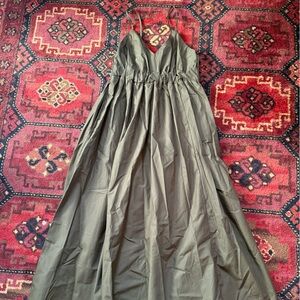Banana Republic Olive Green Maxi Dress